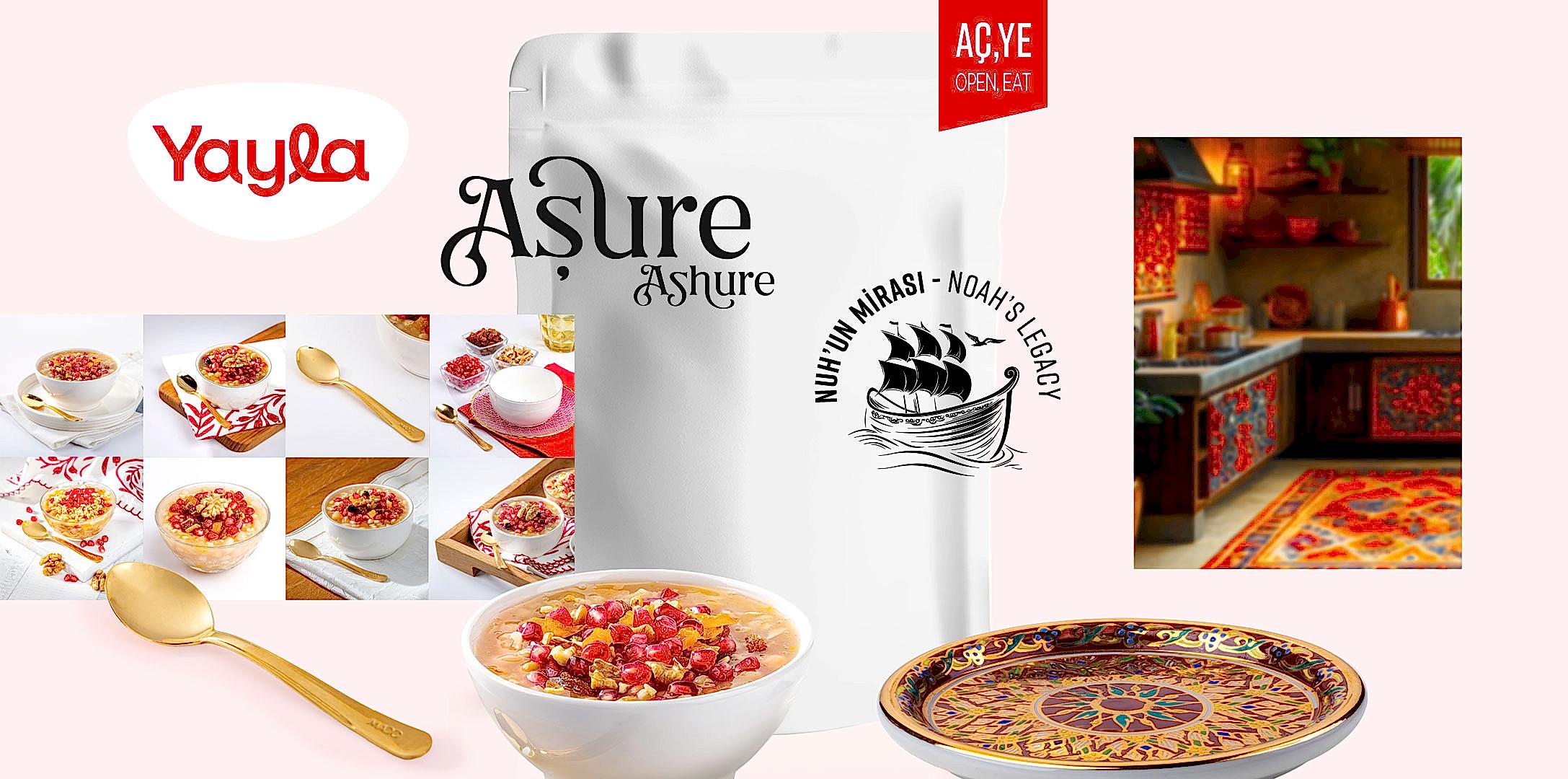 Yayla Bakliyat Aşure ambalaj tasarımı, Ambalaj ürün fotoğraf çekimi, Ambalaj Grafik Tasarım